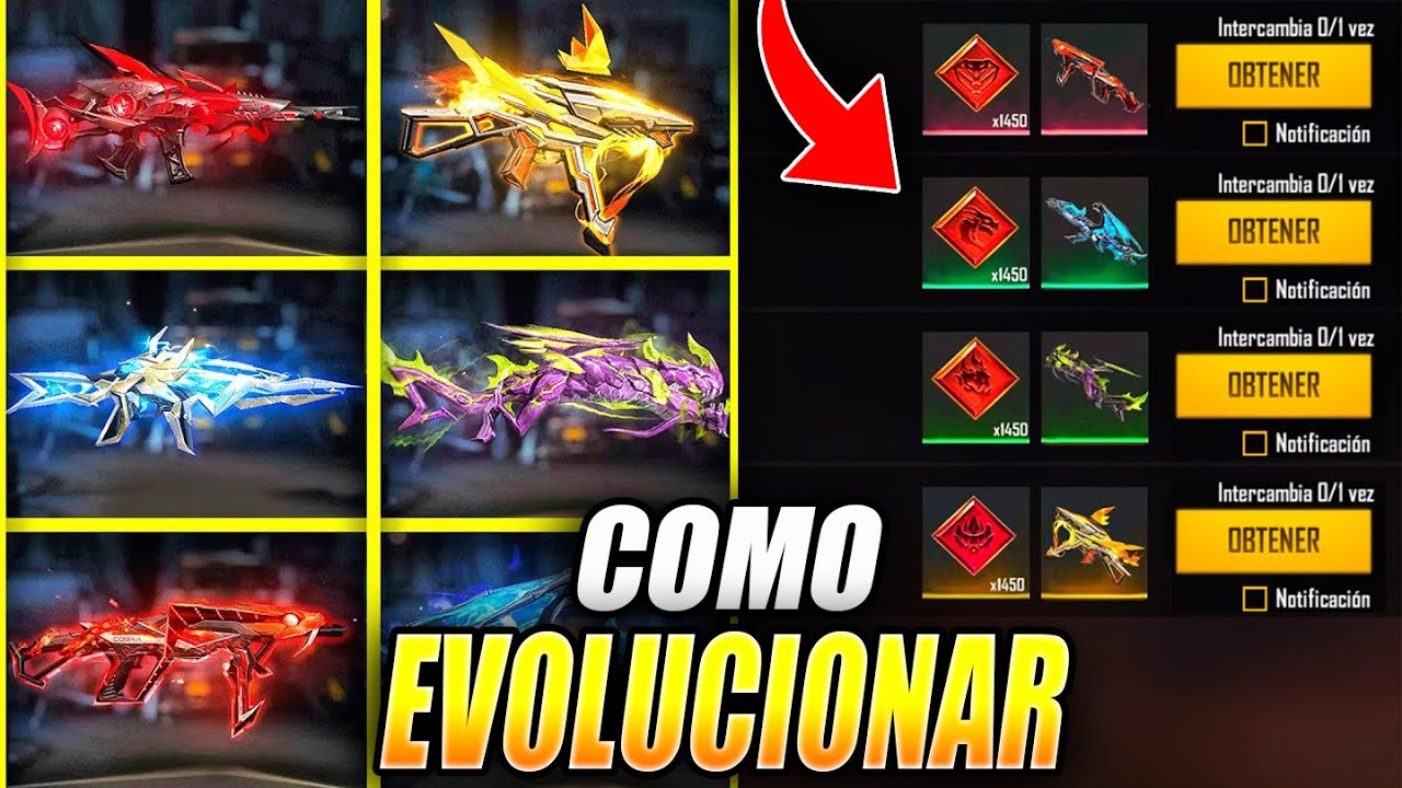 descubre si existe algun generador de armas evolutivas para free fire guia completa