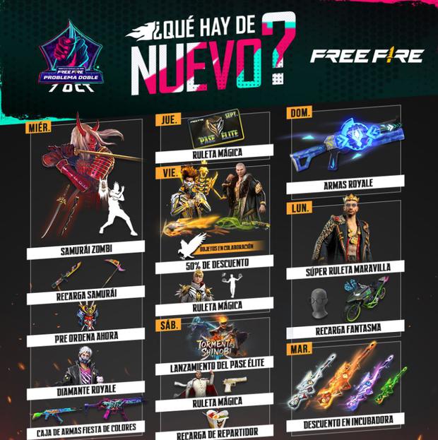 no te lo pierdas eventos especiales para conseguir diamantes en free fire